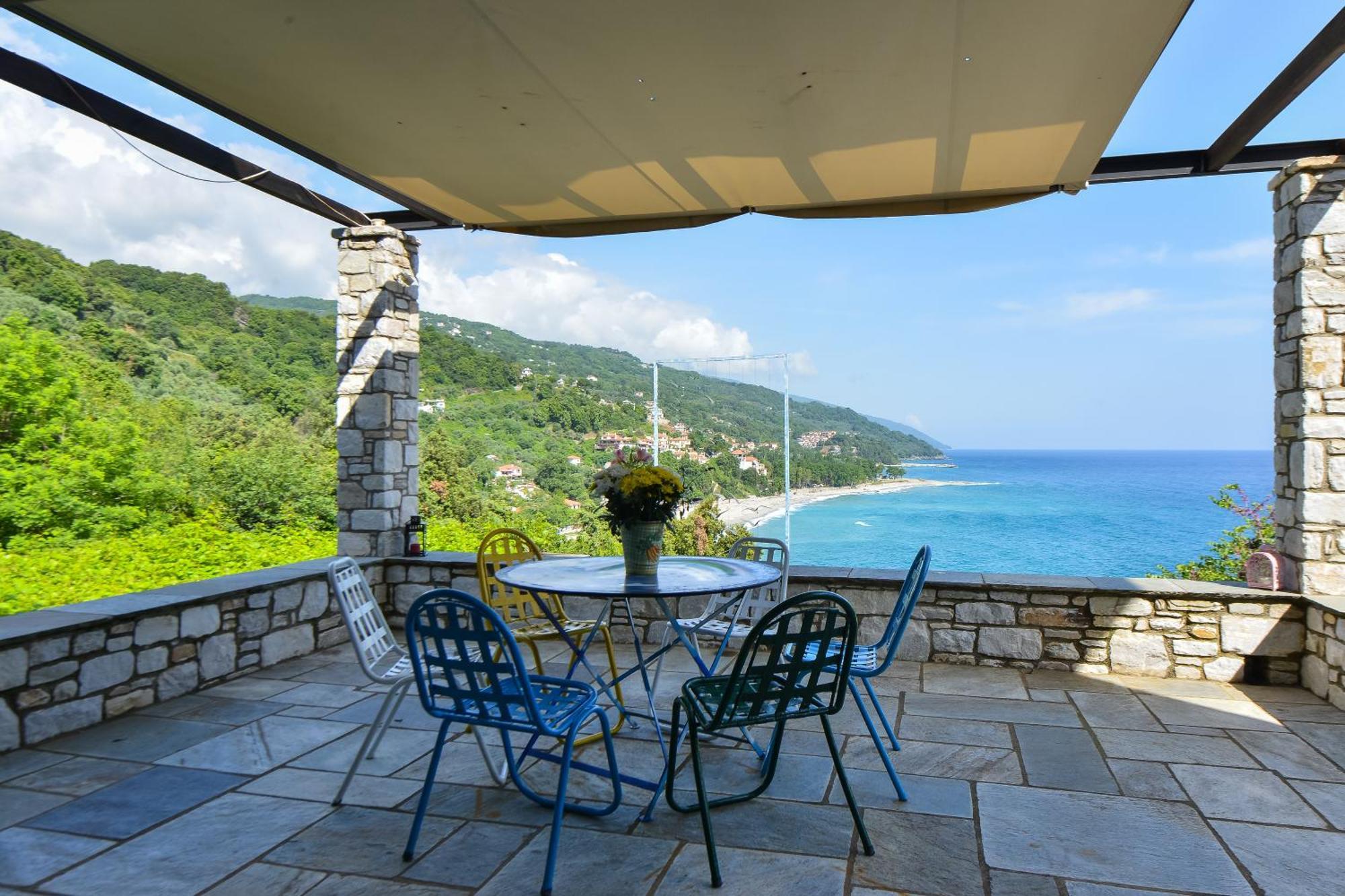 Pelion Bnb Luxury Homes ดามูคารี ภายนอก รูปภาพ