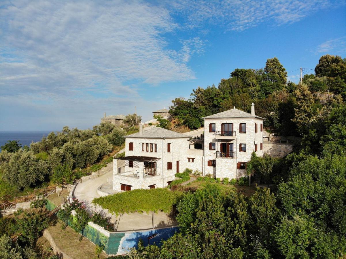 Pelion Bnb Luxury Homes ดามูคารี ภายนอก รูปภาพ
