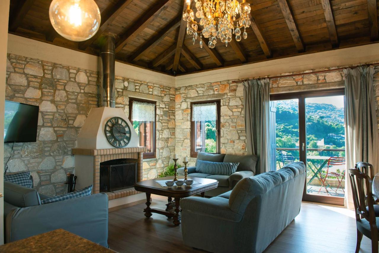 Pelion Bnb Luxury Homes ดามูคารี ภายนอก รูปภาพ