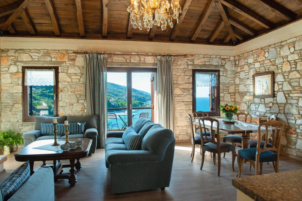 Pelion Bnb Luxury Homes ดามูคารี ภายนอก รูปภาพ