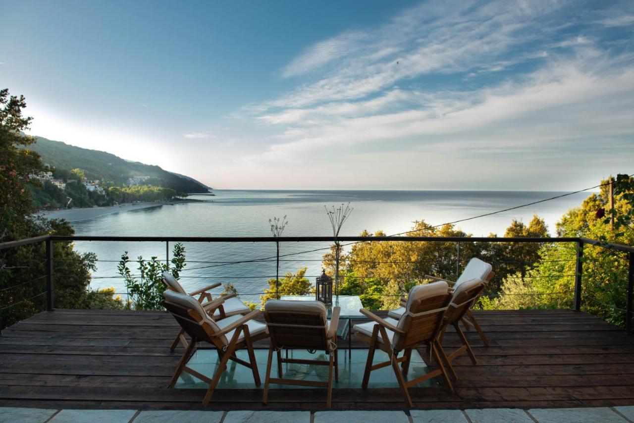 Pelion Bnb Luxury Homes ดามูคารี ภายนอก รูปภาพ