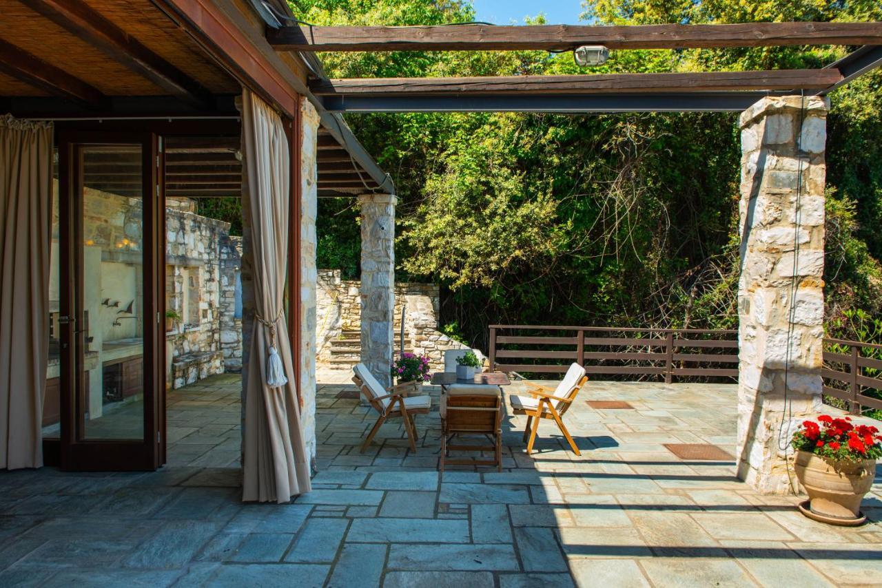 Pelion Bnb Luxury Homes ดามูคารี ภายนอก รูปภาพ
