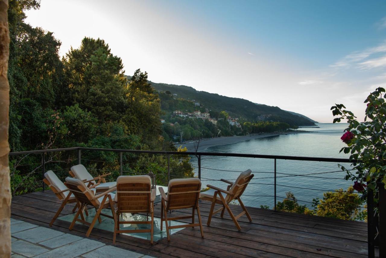 Pelion Bnb Luxury Homes ดามูคารี ภายนอก รูปภาพ