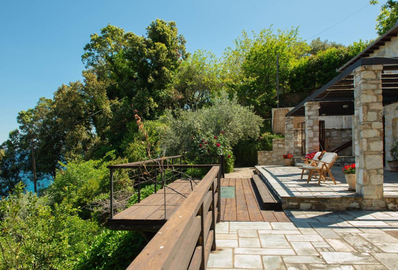 Pelion Bnb Luxury Homes ดามูคารี ภายนอก รูปภาพ